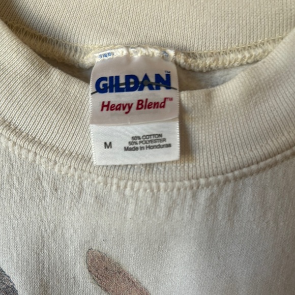 Gildan Christmas Cat Crew Neck Long Sleeve Sweatshirt - Picture 2 of 4